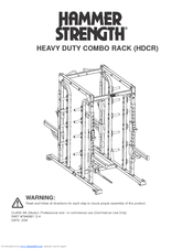 Hammer Strength HDCR8 Manual