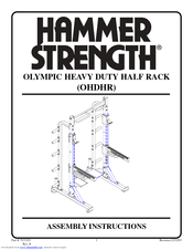 Hammer Strength OHDHR Assembly Instructions Manual