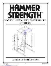 Hammer Strength OHDPR9 Assembly Instructions Manual