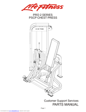 Life Fitness Pro 2 Series PSCP Parts Manual
