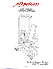 Life Fitness Pro 2 PSCP Parts Manual
