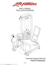 Life Fitness Pro 2 Series PSLE Parts Manual