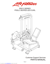 Life Fitness Pro 2 Series PSSLC Parts Manual