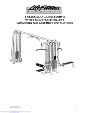 Life Fitness SM51 Unpacking And Assembly Instructions