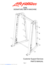 Life Fitness Signature SSM Parts Manual