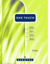 Alcatel ONE TOUCH 301 Owner's Manual