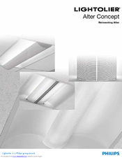 Lightolier Alter Concept Elegance Glass LOL99930 Brochure & Specs