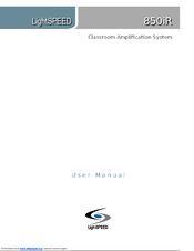 LightSpeed Technologies 850iR User Manual