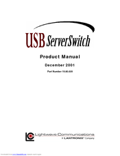 Lightwave Communications USB ServerSwitch Product Manual