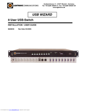 Lightwave Communications USB-Wizard Installation & User Manual