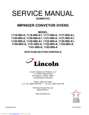 Lincoln Electric 1161-080-A Service Manual