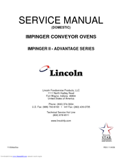 Lincoln Impinger II - Advantage Series Service Manual