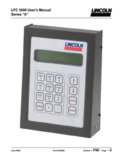 Lincoln LFC 3000 User Manual