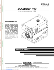Lincoln Electric BULLDOG SVM208-A Service Manual