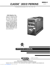 Lincoln Electric CLASSIC 11572 Operator's Manual