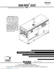 Lincoln Electric 11599 Operator's Manual