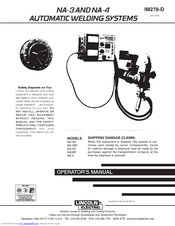 Lincoln Electric NA-3NF Operator's Manual