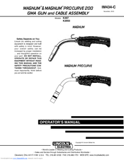 Lincoln Electric MAGNUM PRO CURVE 200 Operator's Manual
