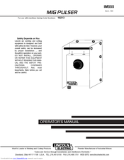 Lincoln Electric MIG PULSER 10213 Operator's Manual