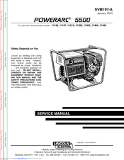 Lincoln Electric POWERARC 5500 SVM197-A Service Manual