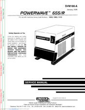 Lincoln Electric POWER WAVE 655/R Service Manual