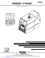 Lincoln Electric RANGER IM10030 Operator's Manual