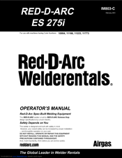 Lincoln Electric RED-D-ARC ES 275I Operator's Manual