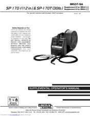 Lincoln Electric Sp 170t Manuals Manualslib
