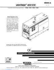 Lincoln Electric VINTAGE 400 (CE) IM889-A Operator's Manual