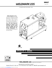 Lincoln Electric WELDMARK 225 IM927 Operator's Manual