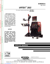 Lincoln Electric VRTEXTM 360 SVM200-A Service Manual
