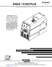 Lincoln Electric EAGLETM 10,000 PLUS Operator's Manual