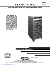 Lincoln Electric 11418 Operator's Manual