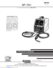 Lincoln Electric IM795 Operator's Manual