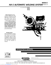 Lincoln Electric NA-5 IM305-C Operator's Manual