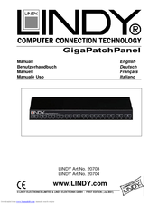 Lindy GIGAPATCHPANEL 20703 User Manual