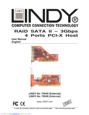 Lindy 70549 User Manual