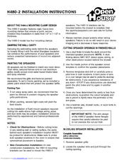 Linear OPENHOUSE H480-2 Installation Instructions