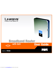 Linksys RT042 - Broadband Router With QoS User Manual