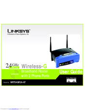 Linksys WRT54GP2A-AT - Wireless-G Broadband Router Wireless User Manual
