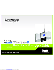 Linksys WMLS11B - Wireless-B Music System Network Audio Player User Manual