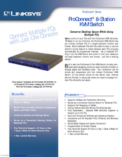 Linksys ProConnect SVIEW08 v2 Specification Sheet
