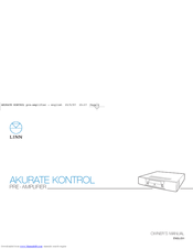 Linn Akurate Kontrol Owner's Manual