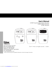 Listen Technologies LR-400 User Manual