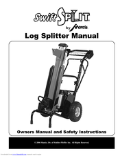 Mantis SwiftSplit 5000 Owner's Manual And Safety Instructions