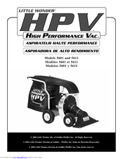 Little Wonder 5601 Owner's Manual