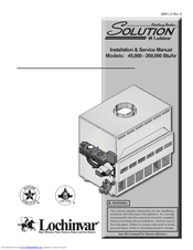 Solution 000 BTU/HR Installation And Service Manual
