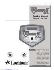 Lochinvar KNIGHT 399 - 800 Service Manual