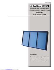 Lochinvar TISUN SCH-I-O Installation & Operation Manual