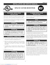Lochinvar NSF SSB-i & s--01 Installation And Service Manual